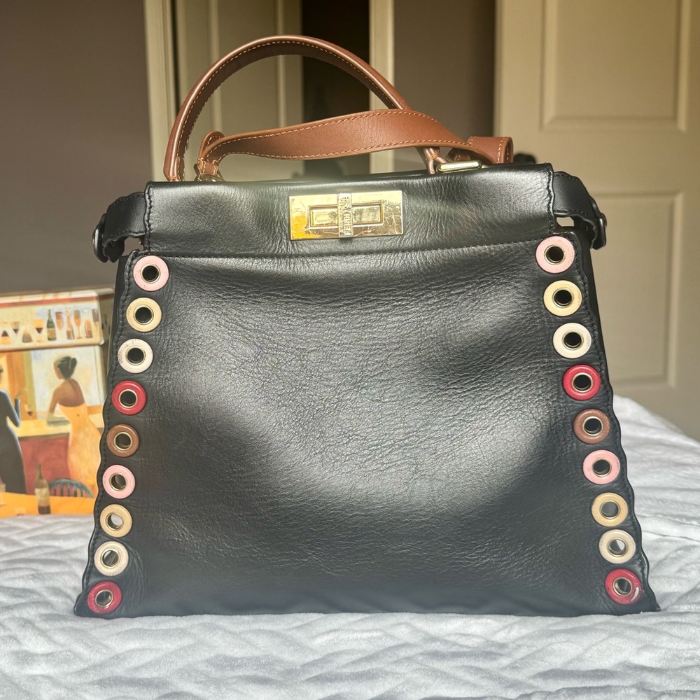 Authentic Fendi Peekaboo Medium Iconic limited edition Shoulder Bag